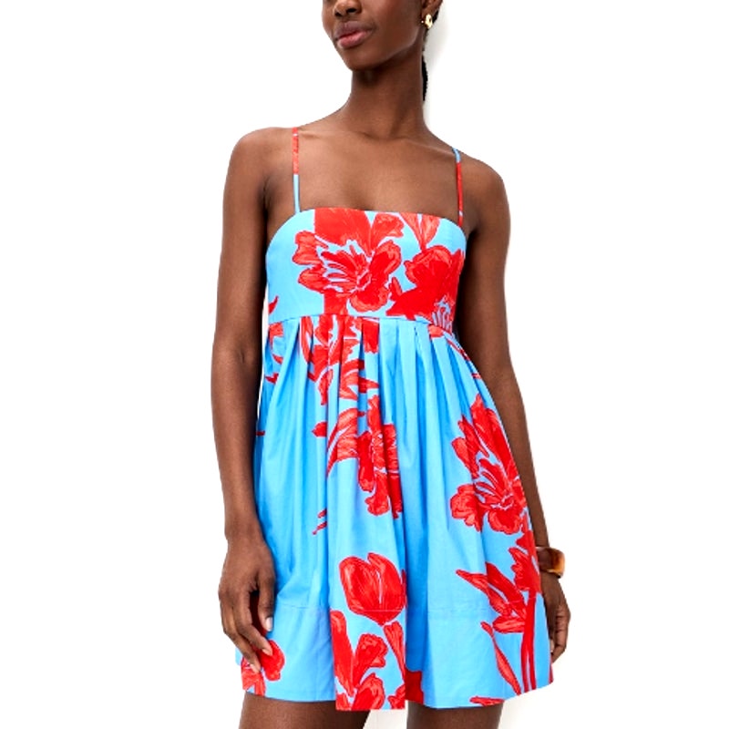 Cara Cara Women's Flora Shadow Sky Leo Mini Dress Size L